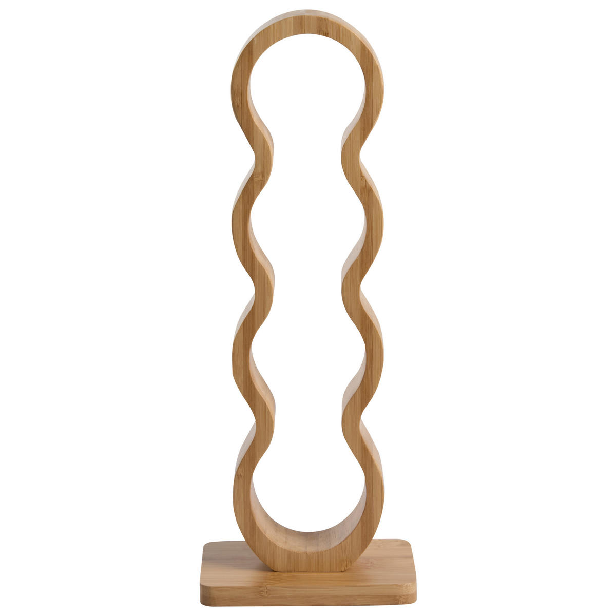 RAFT PENTRU VIN bambus maro deschis Cerise - maro/maro deschis, lemn (15/41/10cm) - Beliani