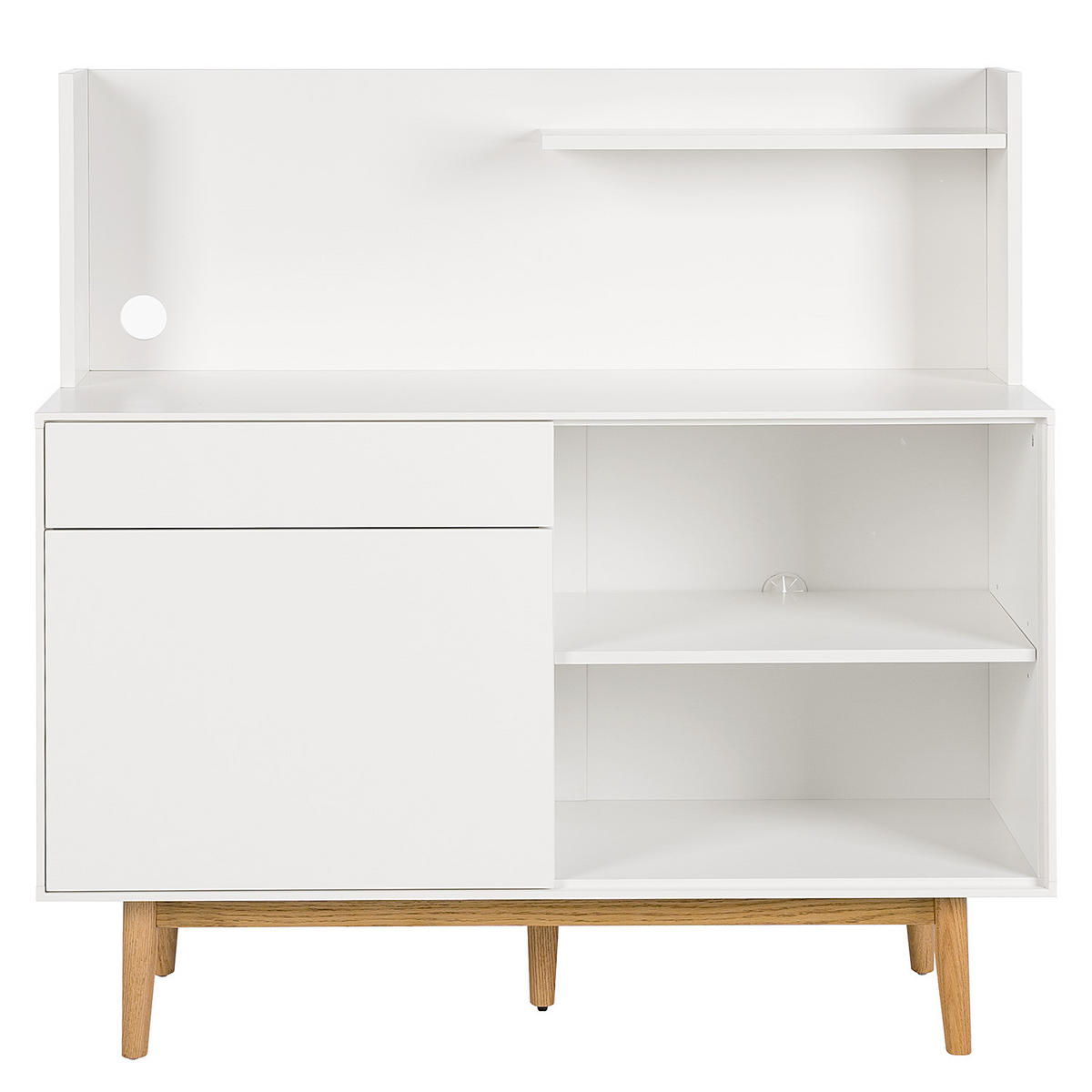 KÜCHENSCHRANK - Weiß, Holz/Holzwerkstoff (120/119/45cm) - home24