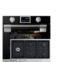 EINBAU-BACKOFEN 60 cm EH 6338 s+TY 905 VPGC Gas-Kochfeld 90 cm - Schwarz, Metall (59.4/59.4/55.6cm) - Kaiser Küchengeräte