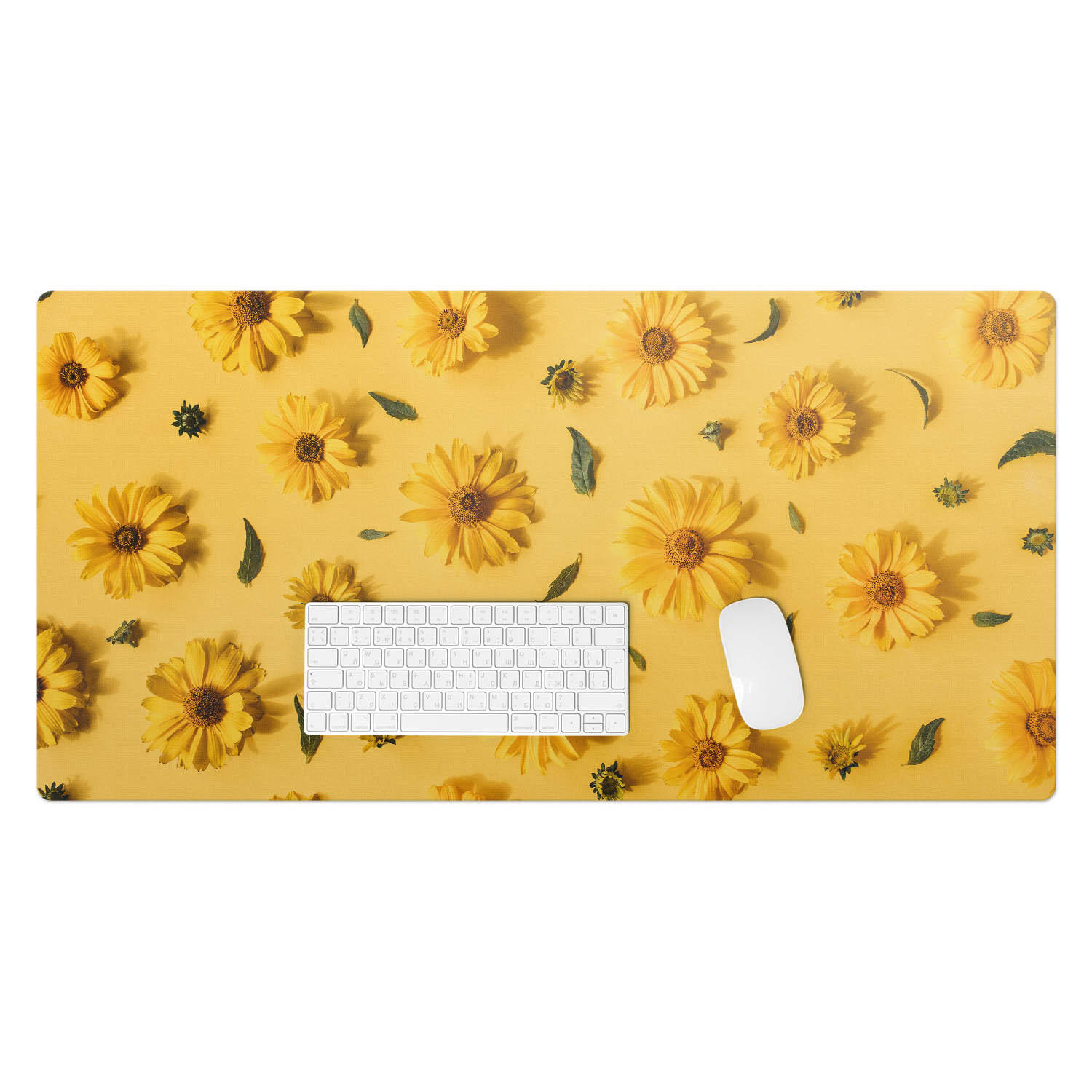 SCHREIBTISCHUNTERLAGE 100x50 cm Gelb - Gelb, Kunststoff (100/50/1.6cm) - Wallfluent