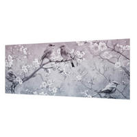 FOTOTAPETE 250x104 cm - Subtile Natur - Grau, Textil (250/104cm) - Wallfluent