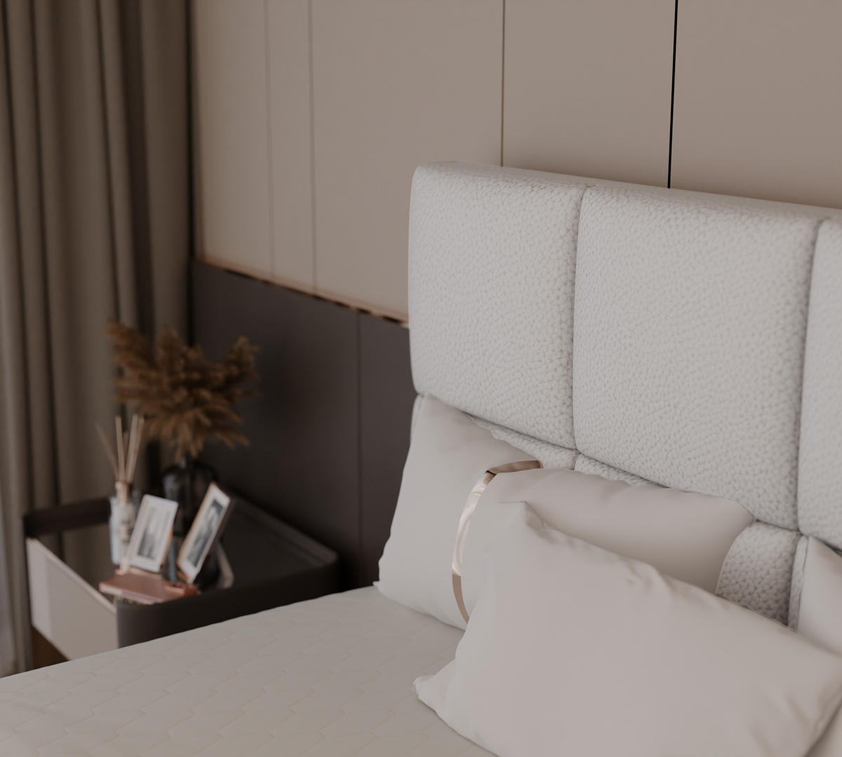 BOXBETT MAGNUS 160/200 cm mit Matratze und Topper, Weiß - Weiß, Textil (160/200cm) - Idohome