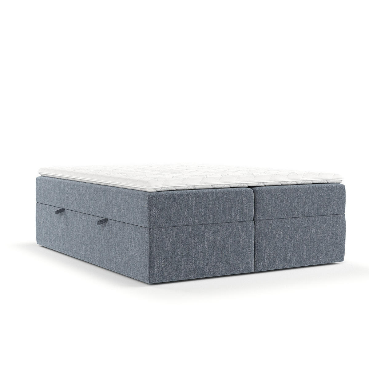 BOXBETT Yoko Blau 200/200 cm - Blau/Schwarz, Holz/Holzwerkstoff (200/200cm) - Maison de Reve