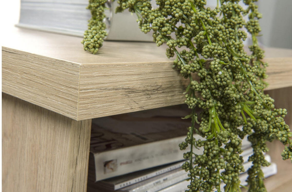 NACHTTISCH CALI C-17 - Eiche Artisan, Holzwerkstoff (48/50/41cm) - Meblini