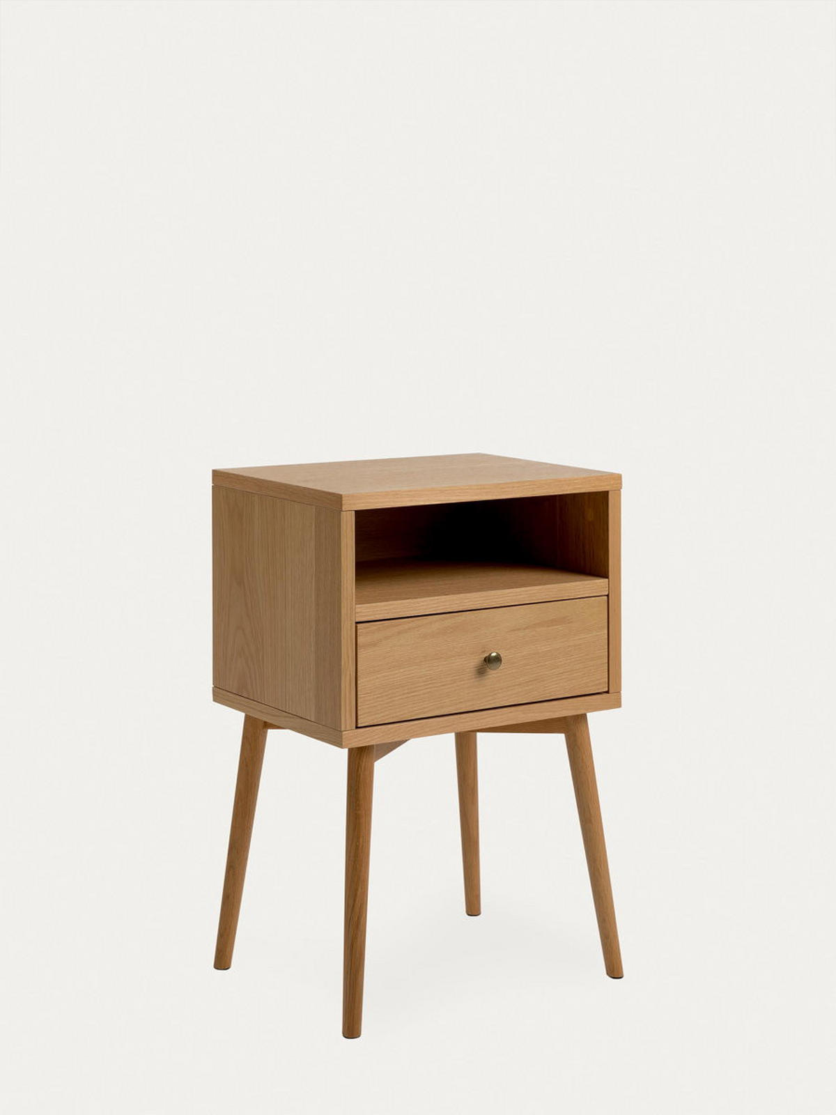 NACHTTISCH Tilo Natur 40 cm x 60 cm - Braun, Holz (40/60/30cm) - Kenay Home