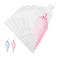 SPRITZBEUTEL 100 Stück 39 x 25 cm Extra Dick - Transparent, Kunststoff (39/25/46cm)