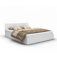 BETT Weiß ALDO Laminat 120x200 cm - Weiß, Textil (120/200cm) - Sepro Meble