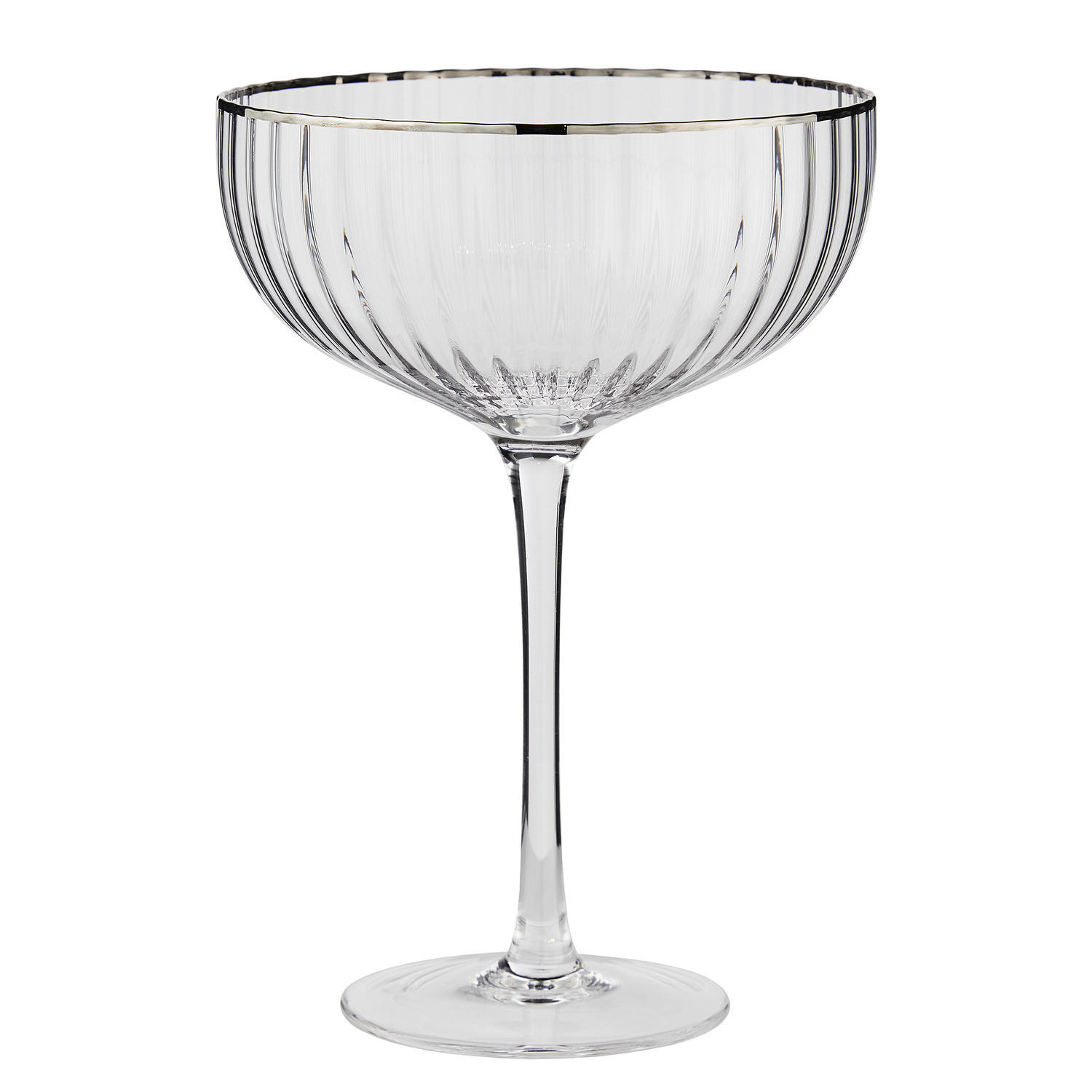 CHAMPAGNERSCHALE (4er Set) Chelsea - Transparent, Glas (0.4L) - Butlers