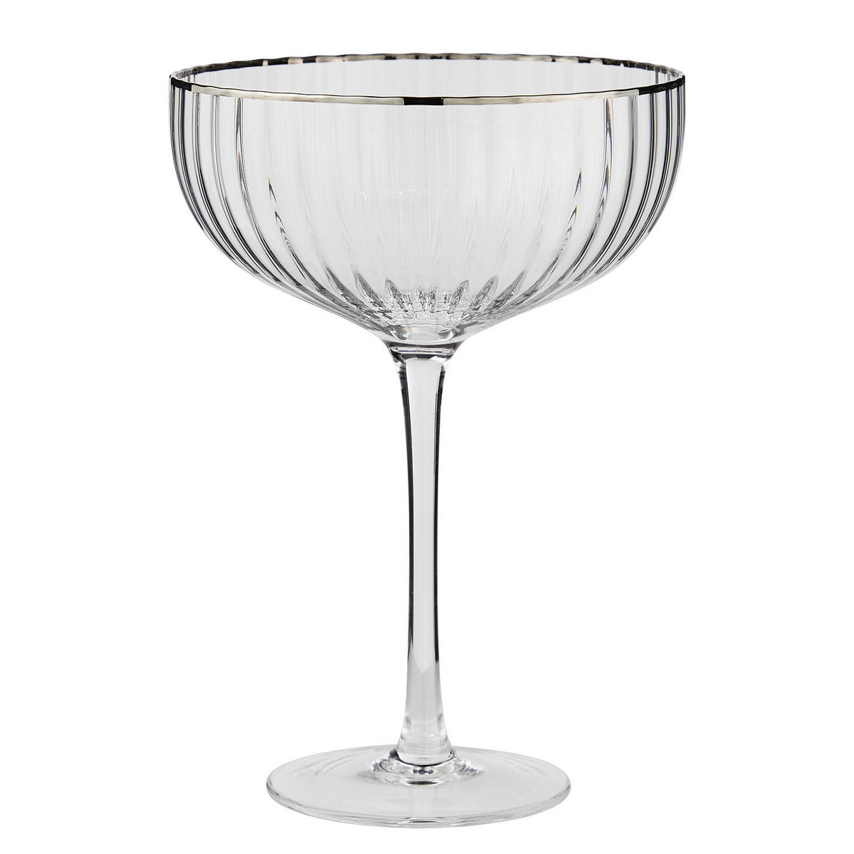 CHAMPAGNERSCHALE (4er Set) Chelsea - Transparent, Glas (0.4L) - Butlers