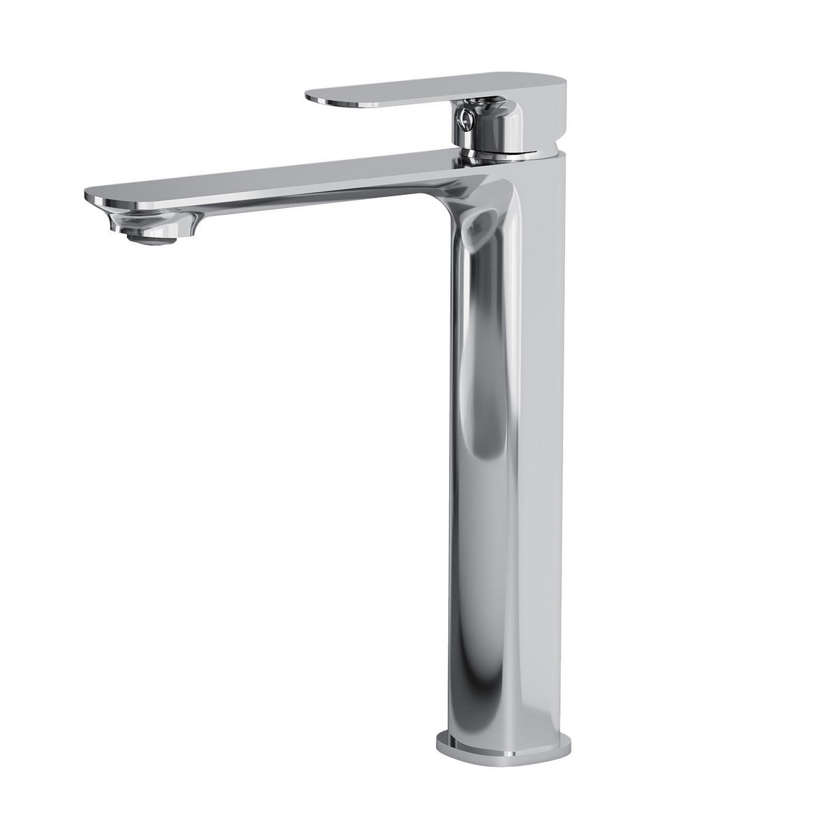 WASCHTISCHARMATUR aus 4MS-Messing Verchromt 21,5 cm - Chromfarben, Metall (21.5/4.9/26.9cm) - EMKE