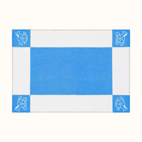 WOHNDECKE in Einzelgröße – 100 x 140 cm, Blau - Blau, Textil (140/100cm)
