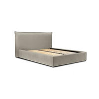 POLSTERBETT Amada Komplettset - Greige, Holzwerkstoff/Textil (160/200cm) - Fun Möbel