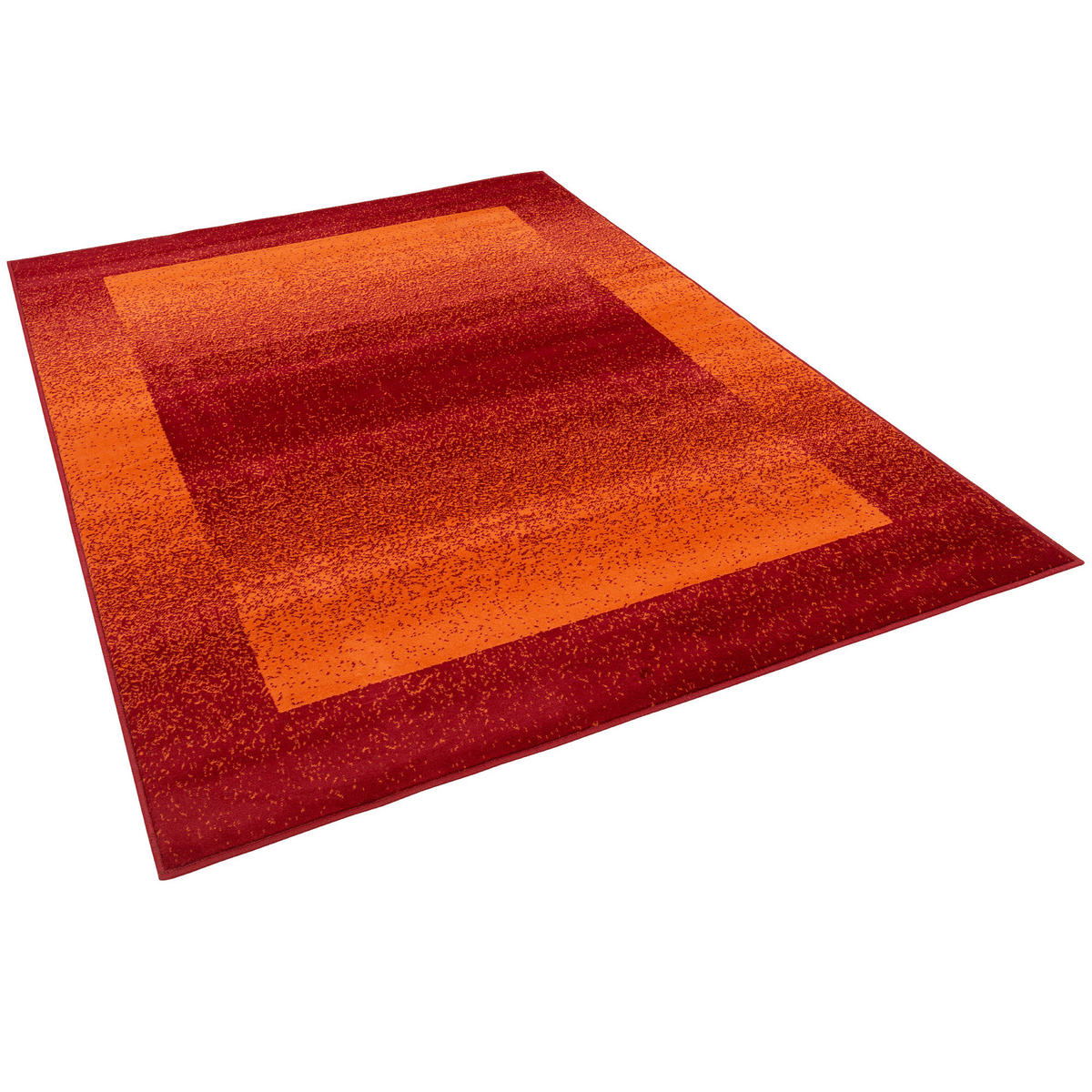 MODERN DESIGNER VELOURS TEPPICH SAMBA - Rostfarben, Textil (140/200cm) - Pergamon