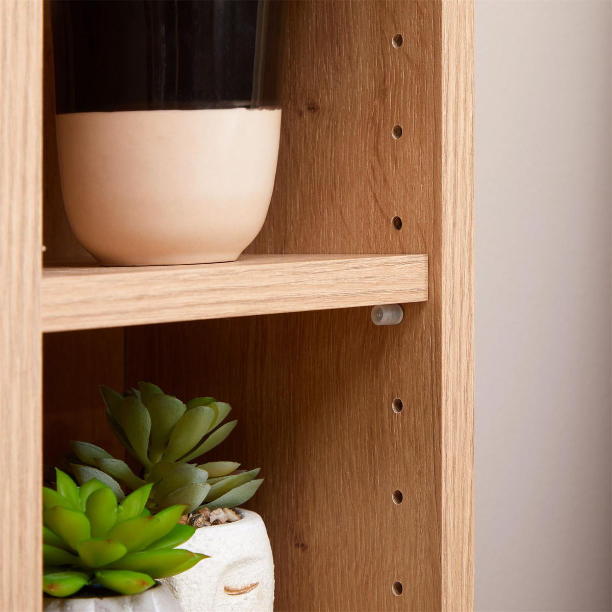 CD/DVD- REGAL CHART Asteiche - Eiche Artisan, Holzwerkstoff (20/186/17cm) - CARO-Möbel