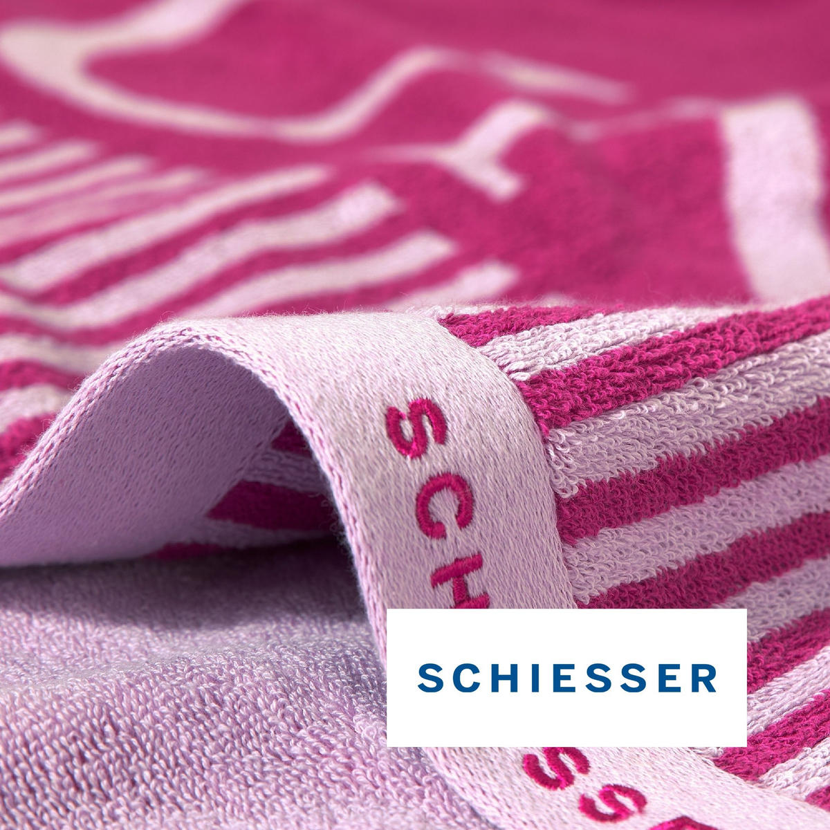 SAUNATUCH Rom - 75x200 cm - Fuchsia - Violett, Textil (75/200cm) - SCHIESSER