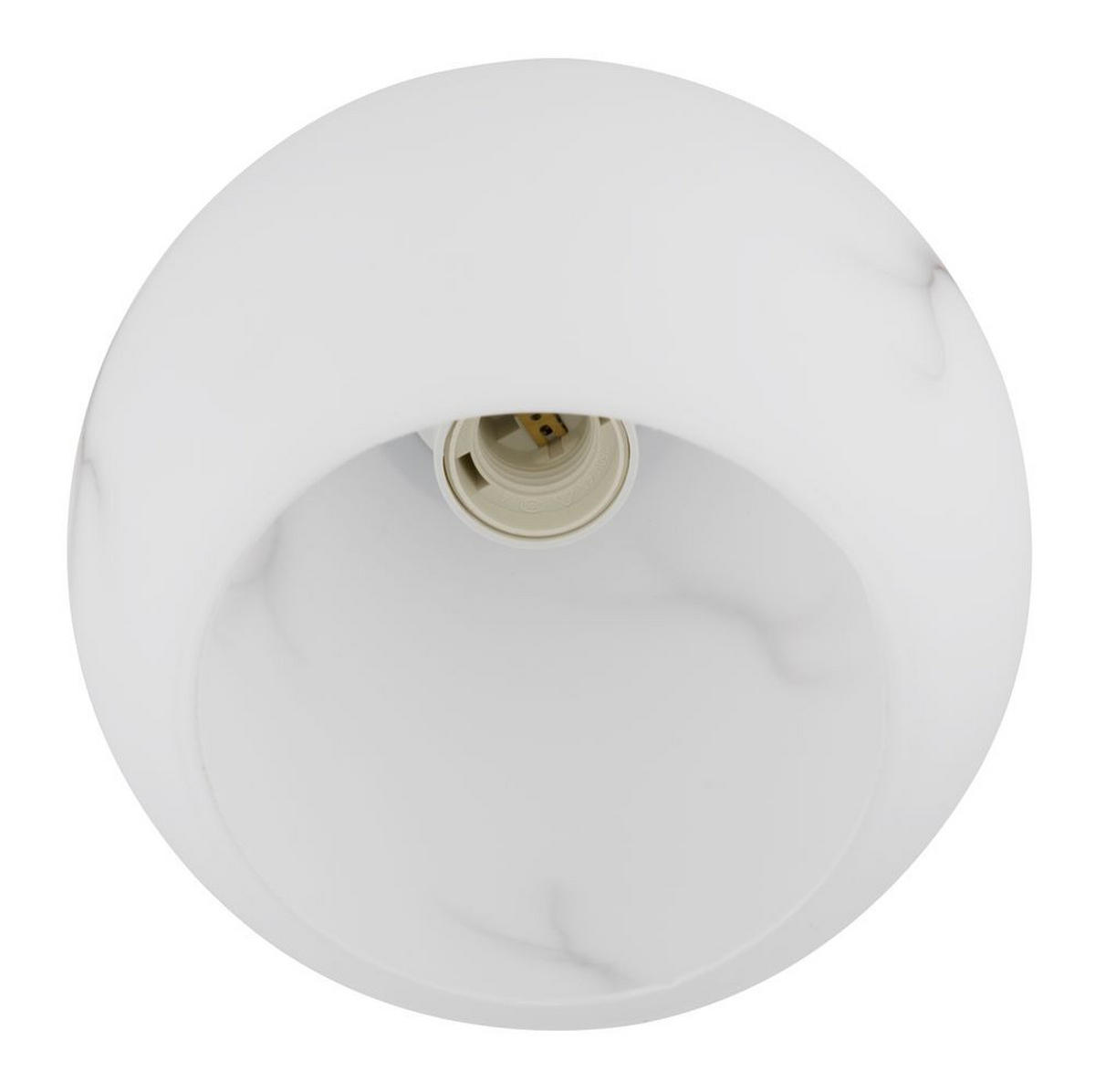 DECKENLEUCHTE RAGUSA Metall Schwarz-Chrom matt - Schwarz, Glas (20/20/21cm) - Globo Lighting