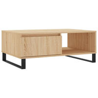 COUCHTISCH Sonoma-Eiche 90x60x35 cm Holzwerkstoff - Braun, Holzwerkstoff (60/90/35cm) - furnicato