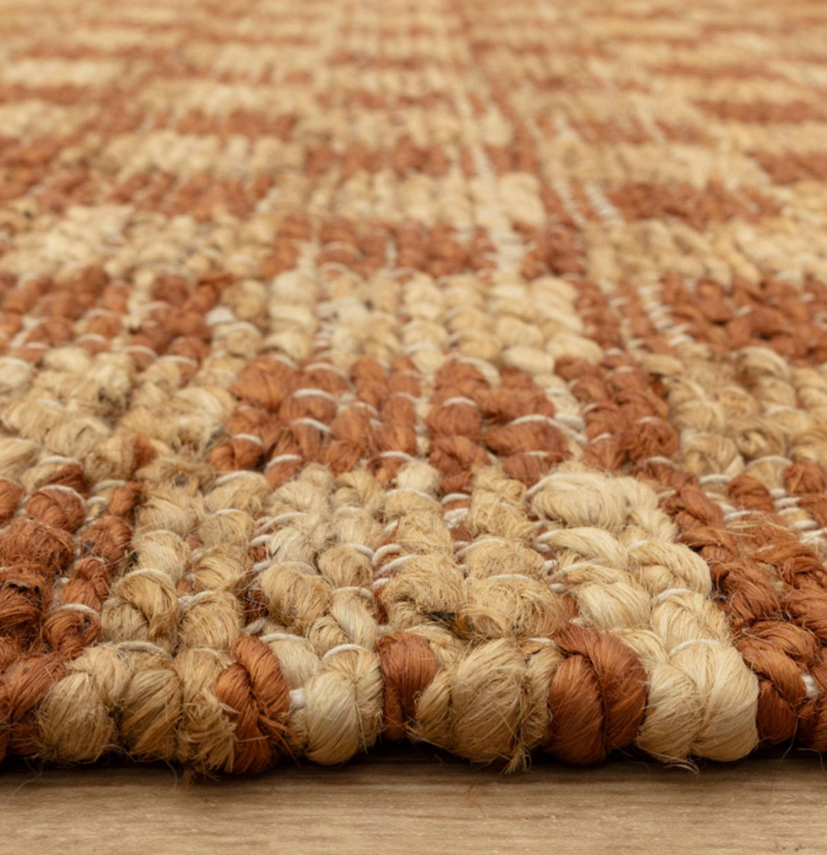 TEPPICH modern Naturfaser SCAPE Rot 120 x 170 cm - Rot, Naturmaterialien (120/170cm) - Novatrend