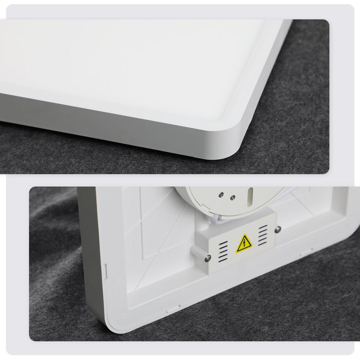 LED-DECKENLEUCHTE Energie 23/23/2 cm - Weiß, Kunststoff (23/23/2cm) - Nettlife