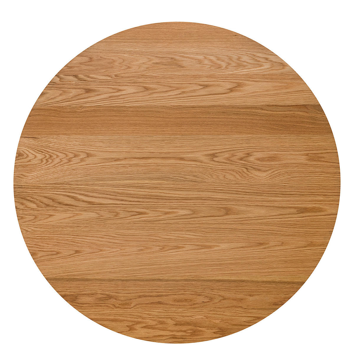 ESSTISCH - MDF / Eisen - Eichefarben, Holzwerkstoff/Metall (120/120/75cm) - home24