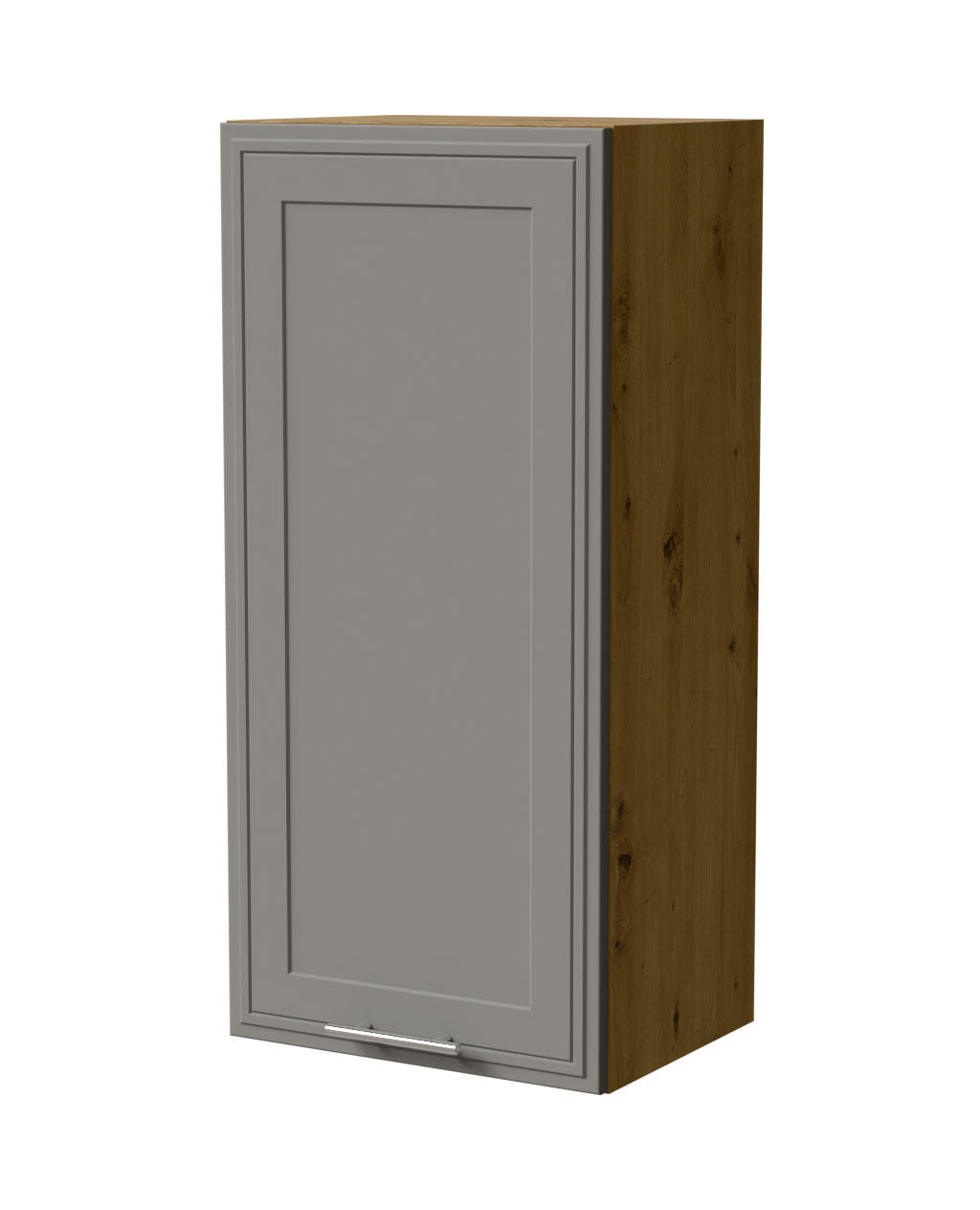 HÄNGESCHRANK Salo W4/45 Eiche Artisan / Dust Grey Matt 45 / 32,5 / 96cm - Eiche Artisan/Grau, Holz/Holzwerkstoff (45/96/32.5cm) - Feldmann-Wohnen