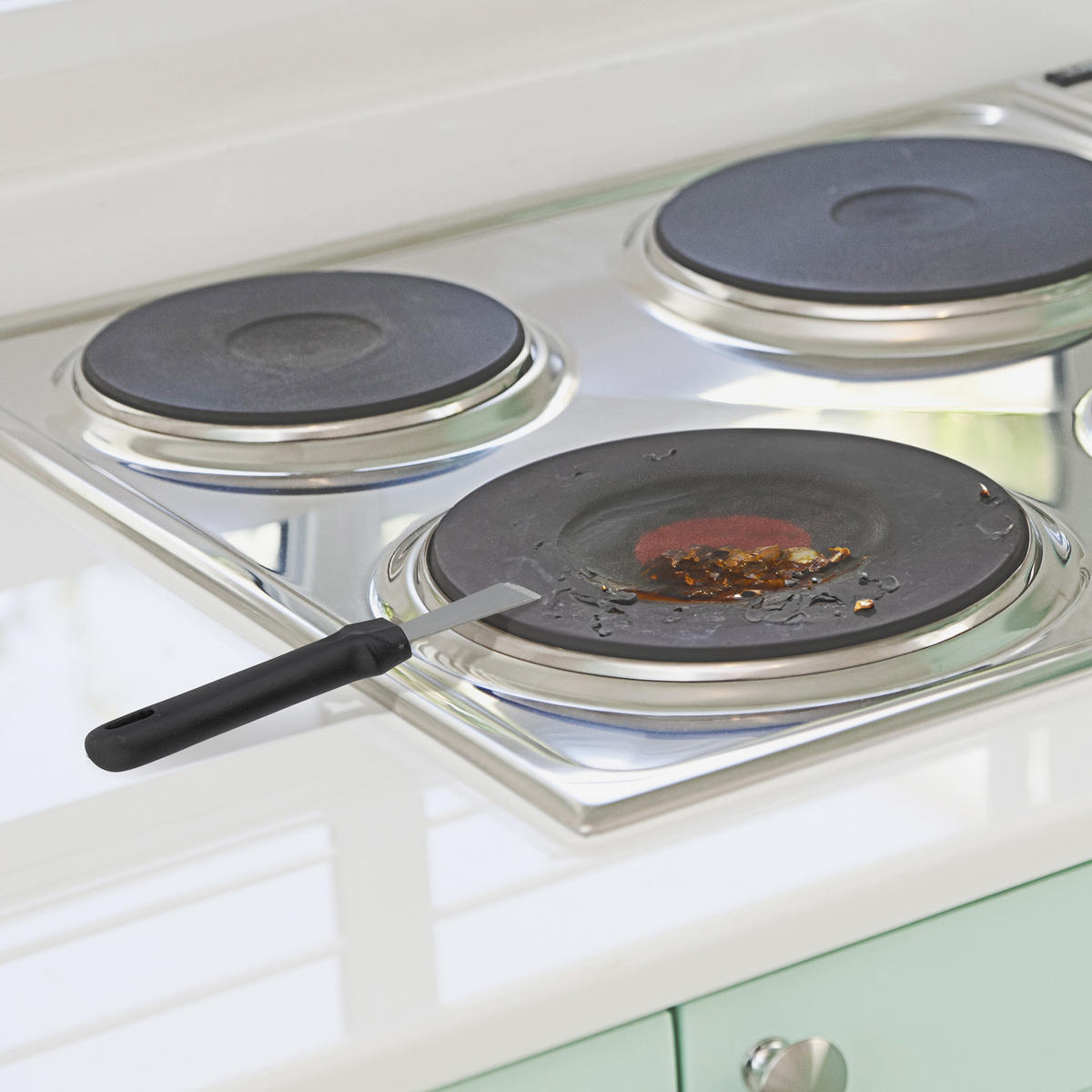 4XREINIGUNGSSCHABER - Multicolor, Kunststoff/Metall (1.5/4/17.5cm) - Relaxdays