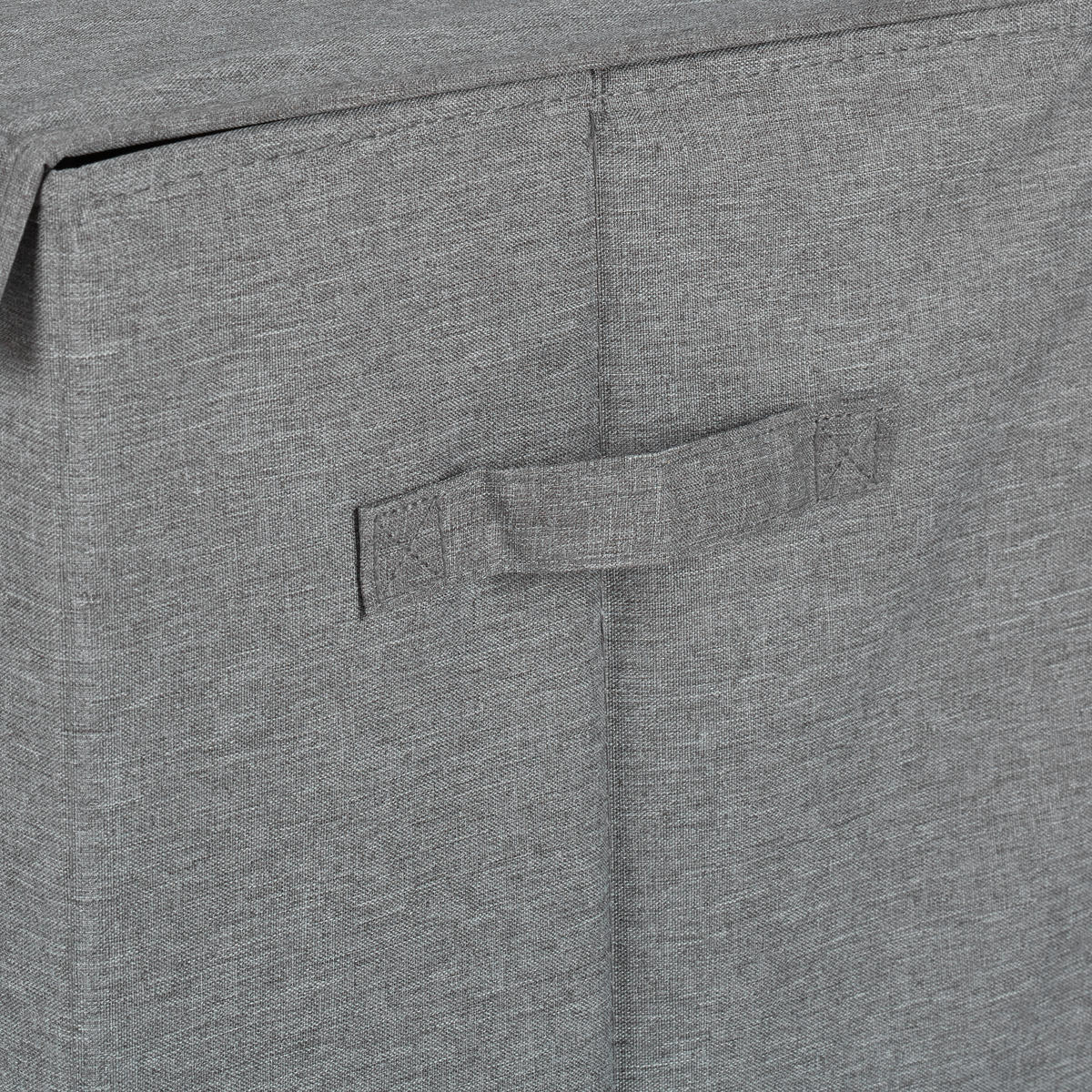 WÄSCHEKORB Set - Grau, Wellpappe/Textil (45/50.5/30.5cm) - Relaxdays