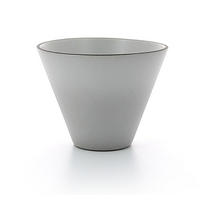 SCHALE EQUINOXE 25 cl Pfeffer - Hellgrau, Keramik (10.5/8/10.5cm) - Revol Porcelaine France