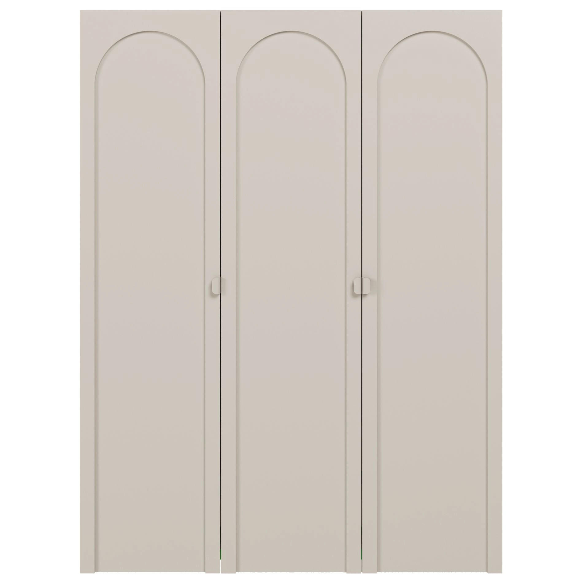 Selsey ŠATNÍ skříň Arkadia kašmírově šedá, 3dveřová, 150 cm