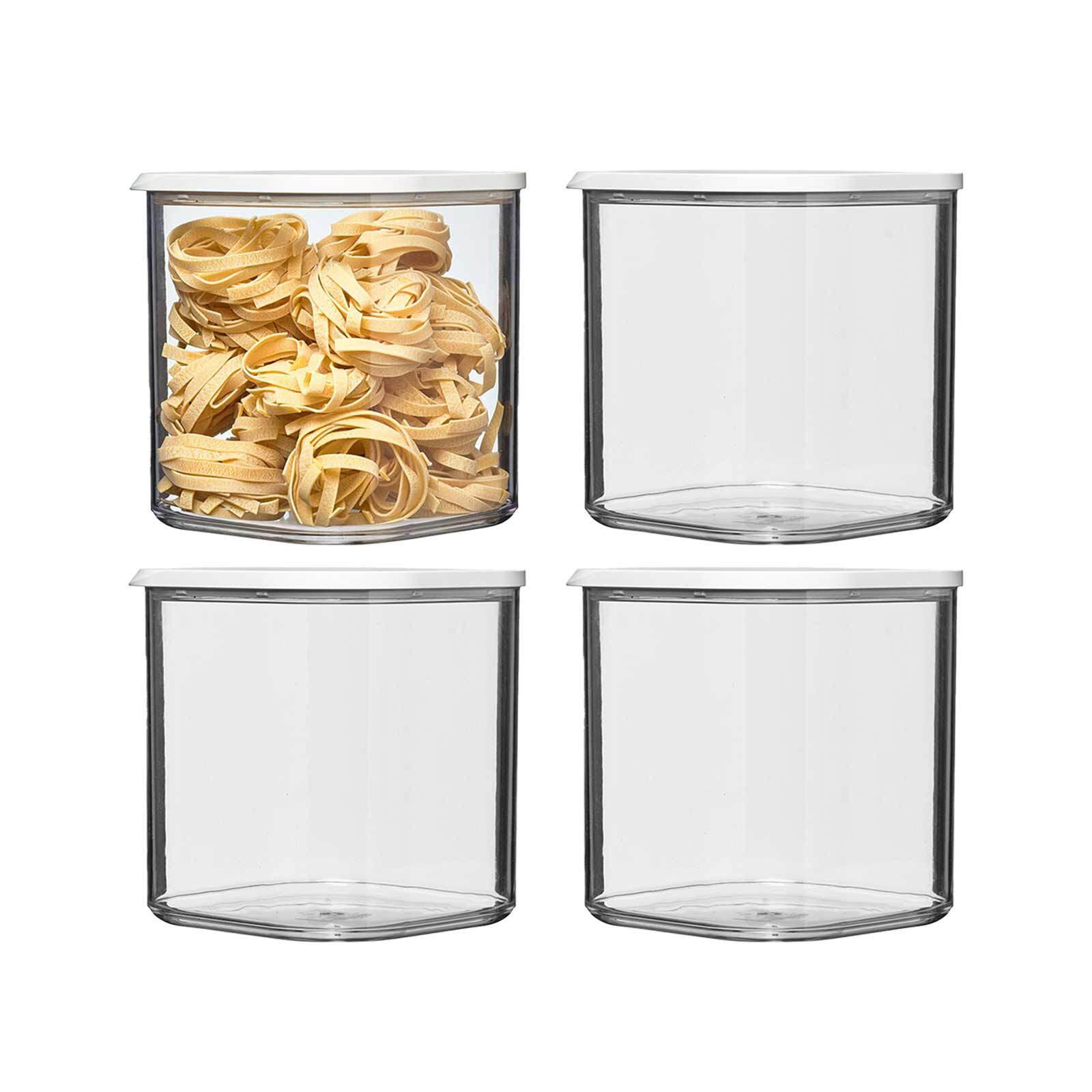 VORRATSDOSE Modula weiß 2750 ml 4er Set - Weiß, Kunststoff (16/16.7/16cm) - Mepal
