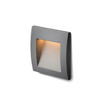 AUSSENLEUCHTE GORDIQ S Anthrazitgrau 5 W IP65 - Grau, Metall (9/9/12cm) - Rendl