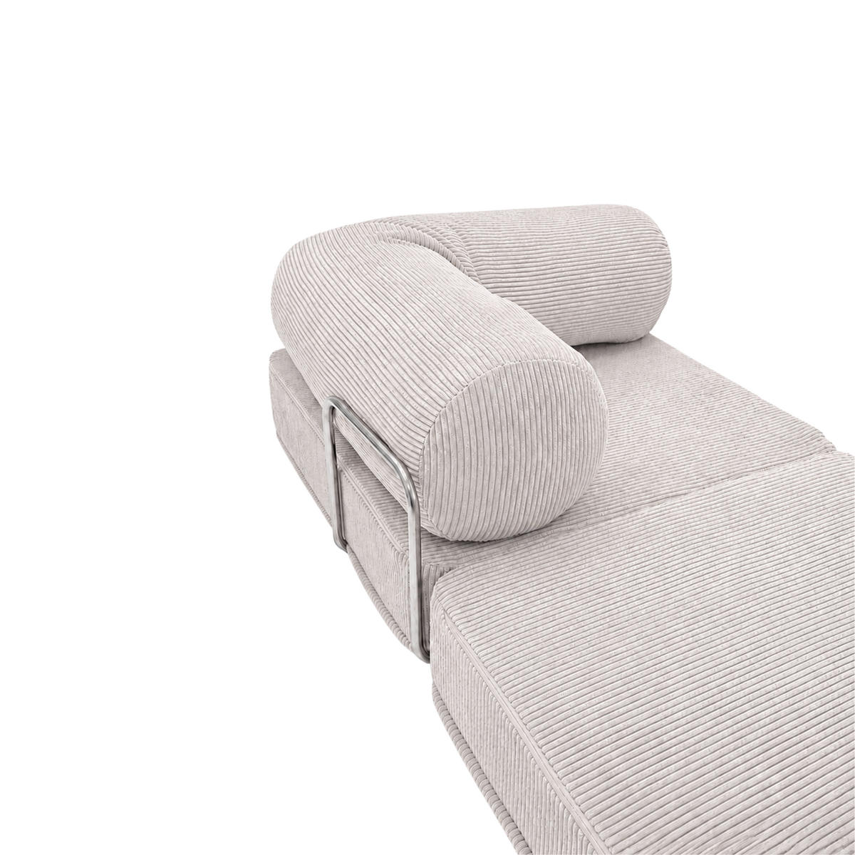 MODULARER Cord Sessel Ecru - Beige, Textil (100/70/100cm) - SURB
