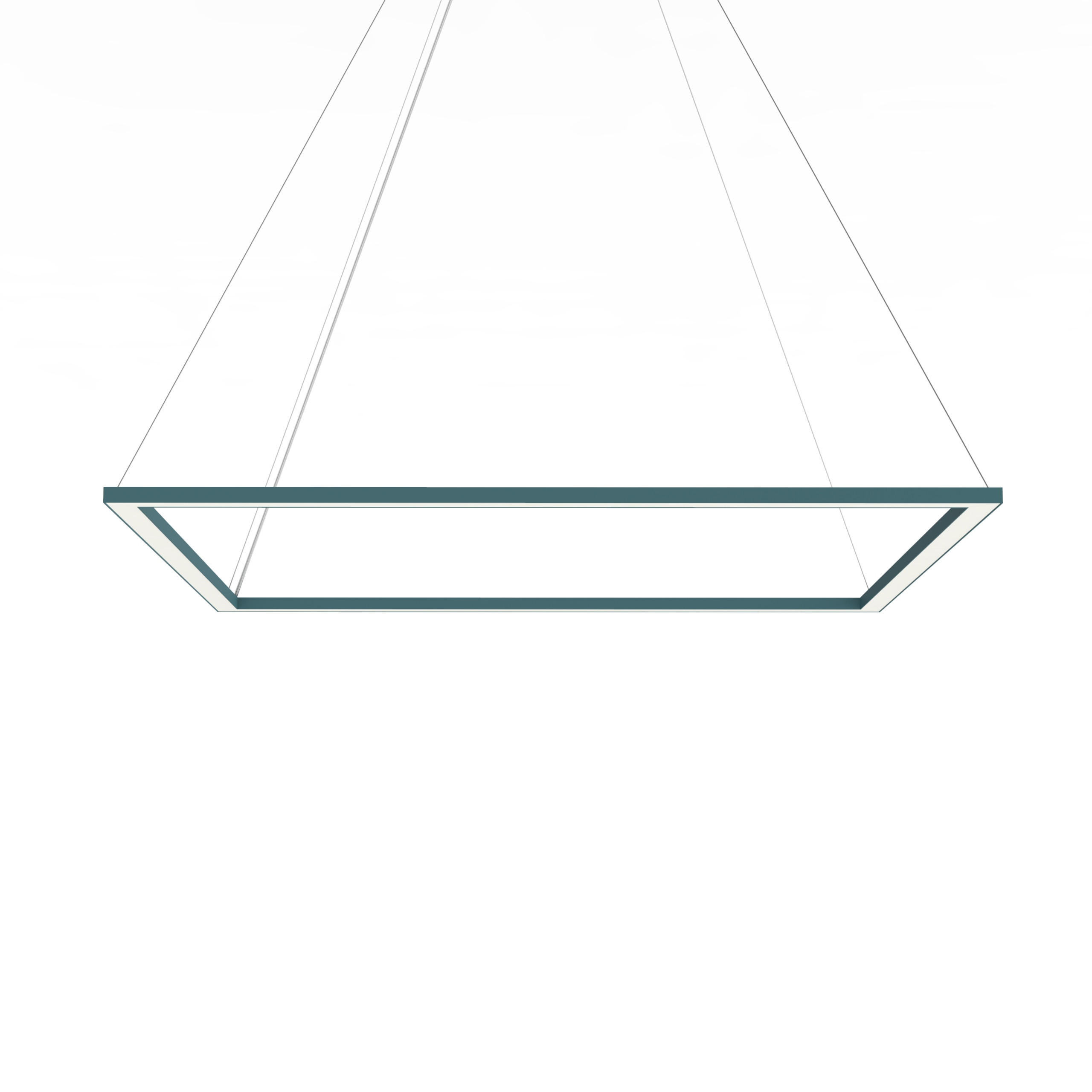 Lumicom Led-Hängeleuchte Türkis 90x100x90 cm