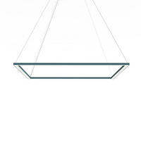 LED-HÄNGELEUCHTE - Blau, Metall (90/90/100cm) - Lumicom