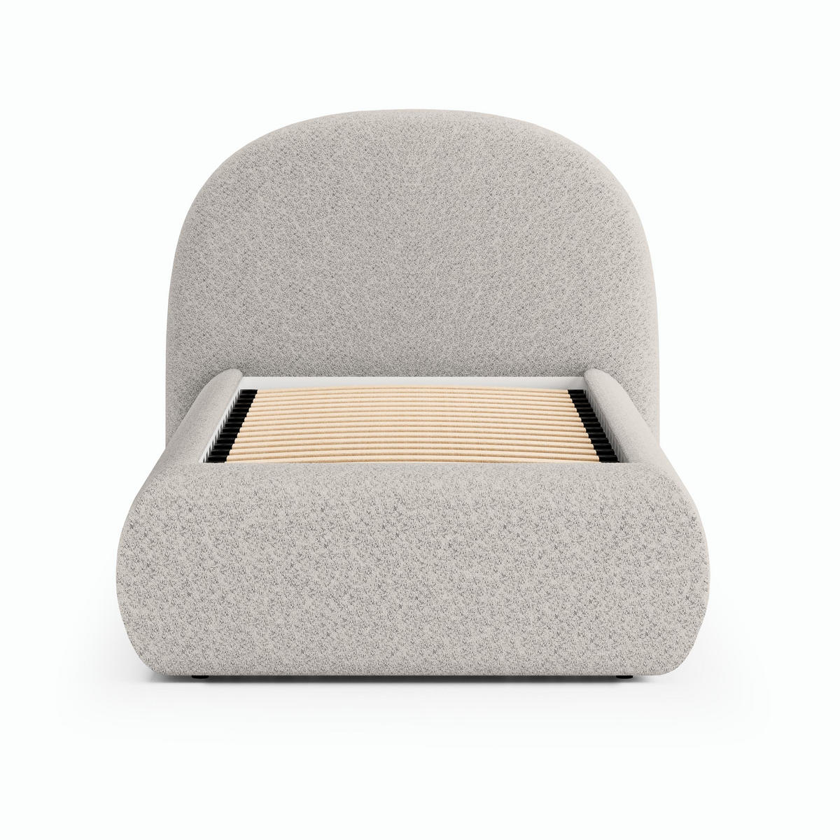 POLSTERBETT Motti 90x200, Einzelbett mit Bettkasten, ohne Matratze, Beige - Beige, Holzwerkstoff (90/200cm) - Beautysofa