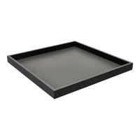 DEKOTABLETT Neo, rechteckig, MDF, Dunkelgrau / Schwarz, 32.5 x 32 cm - Grau, Holzwerkstoff (2.5cm) - Gift Company