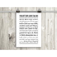 POSTER DIN A4 21x29,7 cm Spruch Geschenk Hochzeit - Weiß, Papier (21/29.7/2cm) - artissimo