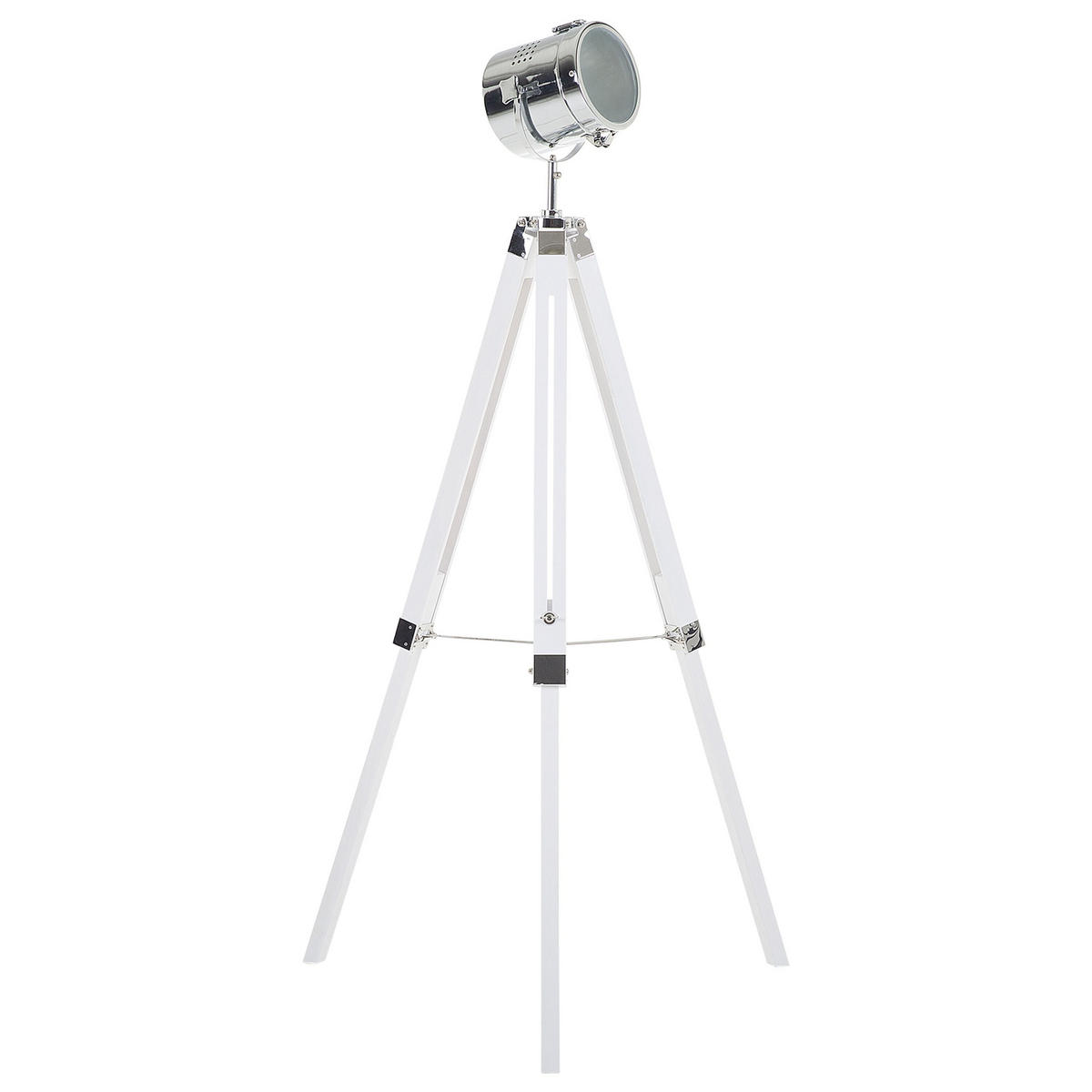 STEHLAMPE Alzette 70/70/143 cm - Weiß, Holz (70/70/143cm) - Beliani
