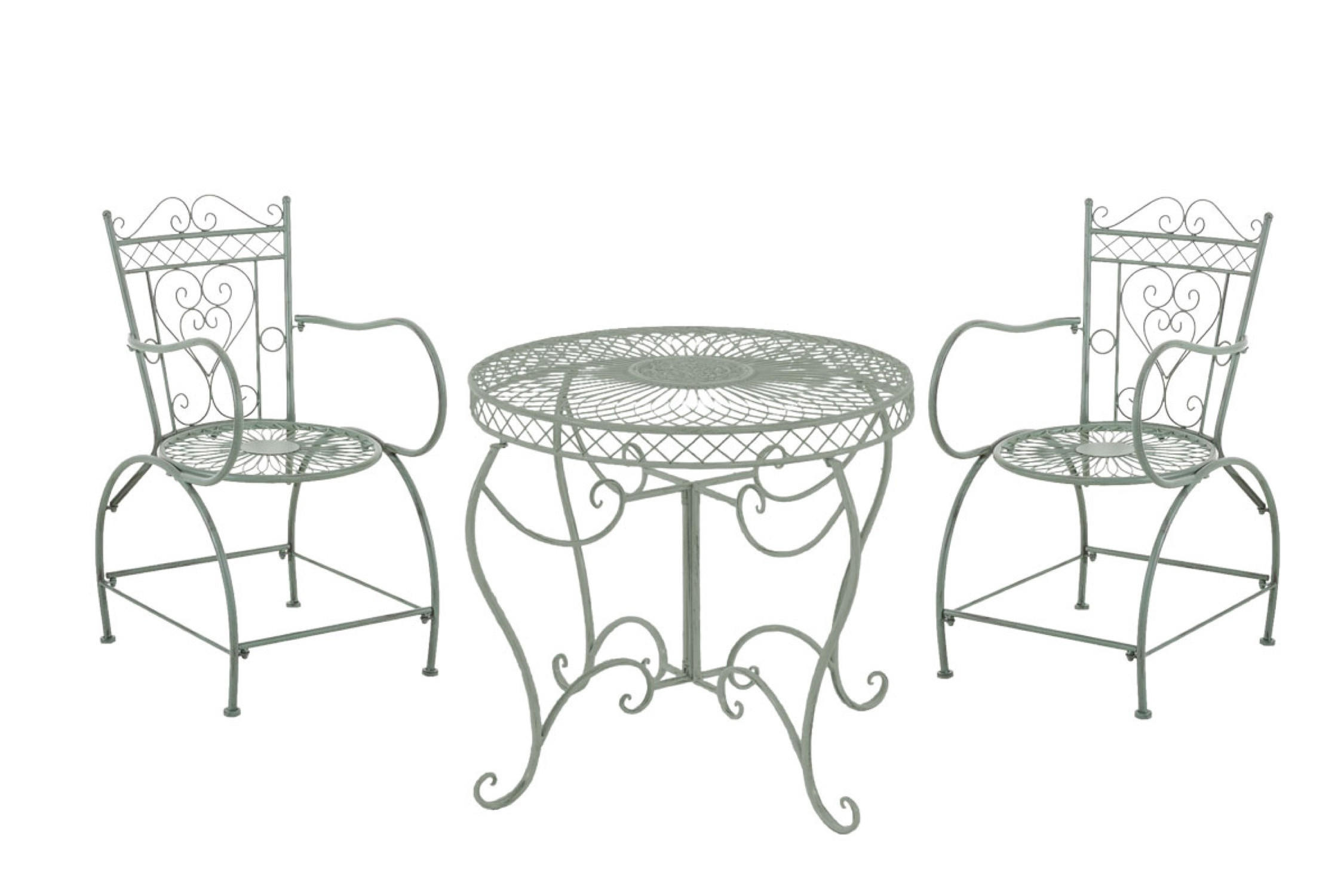 SITZGRUPPE Sheen antik-grün - Grün, Metall - TPFGarden