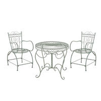 SITZGRUPPE Sheen antik-grün - Grün, Metall - TPFGarden