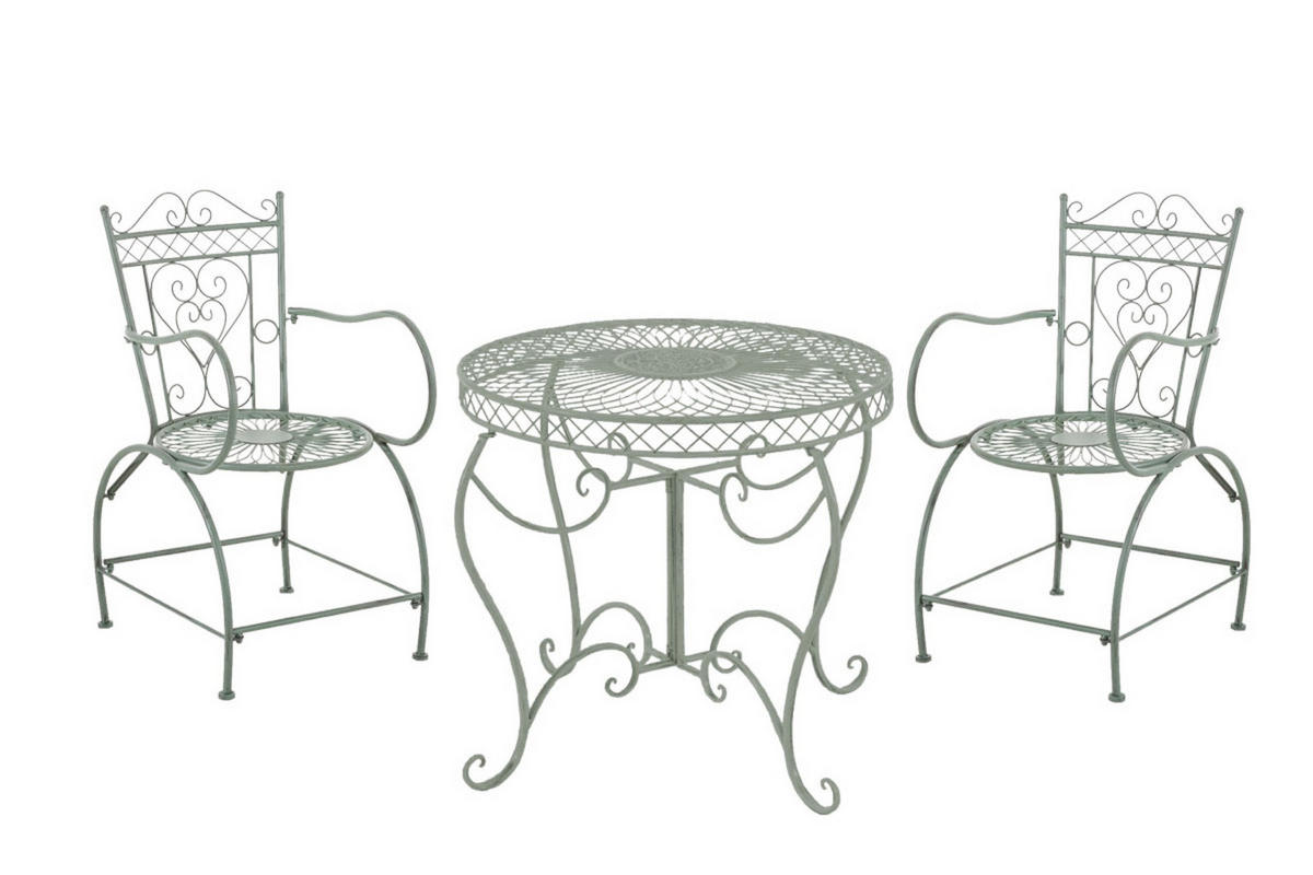 SITZGRUPPE Sheen antik-grün - Grün, Metall - TPFGarden