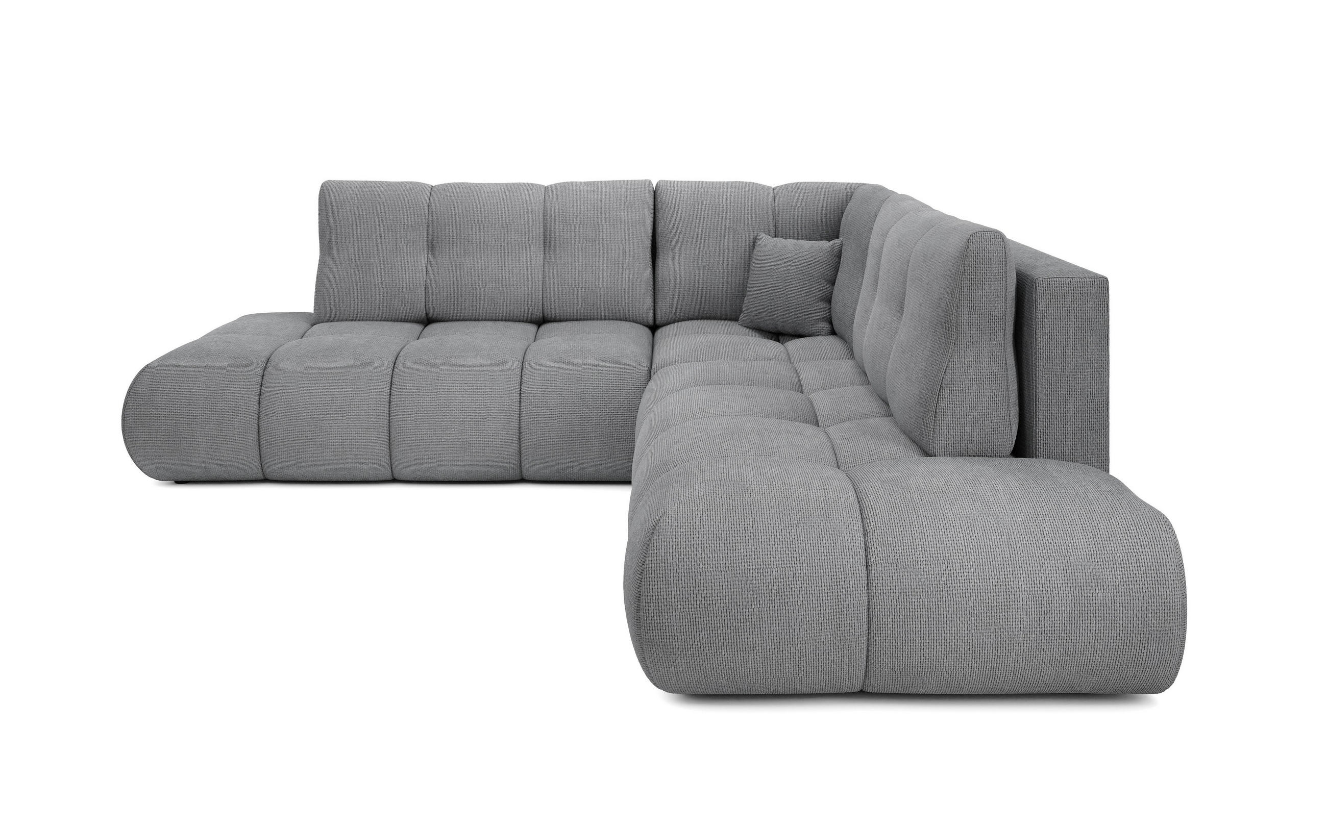 Masseno Ecksofa Hellgrau 266.5x266.5 cm