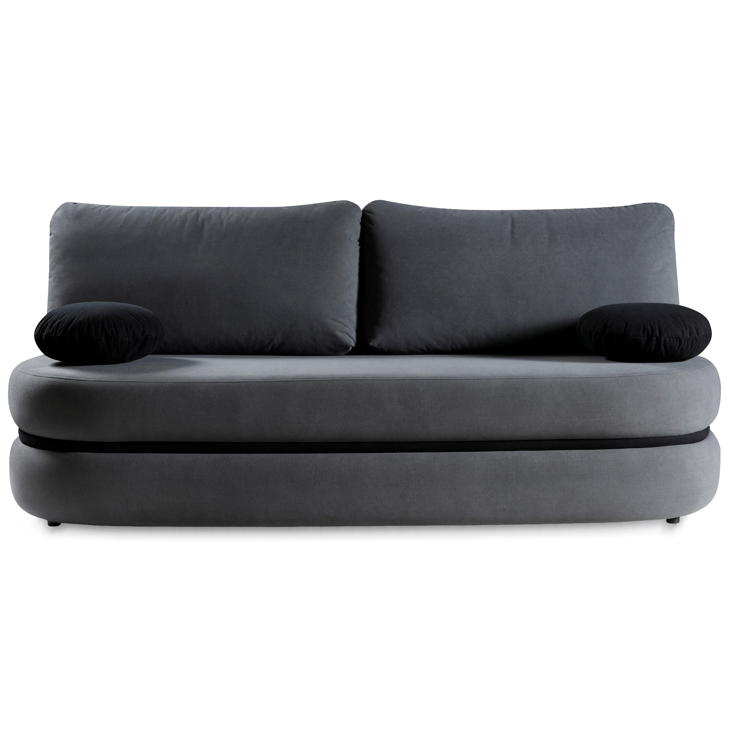 SCHLAFSOFA Valio 3-Sitzer mit Schlaffunktion, Grau - Grau, Textil (211/93/103cm) - Beautysofa
