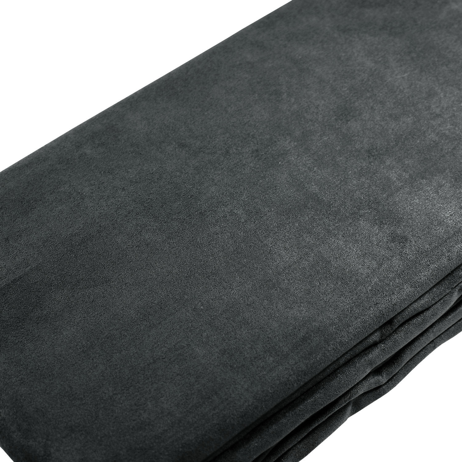 TAGESDECKE Romantica Wildleder Optik 210/280 cm Anthrazit - Anthrazit, Textil (210/280cm) - Beautissu 