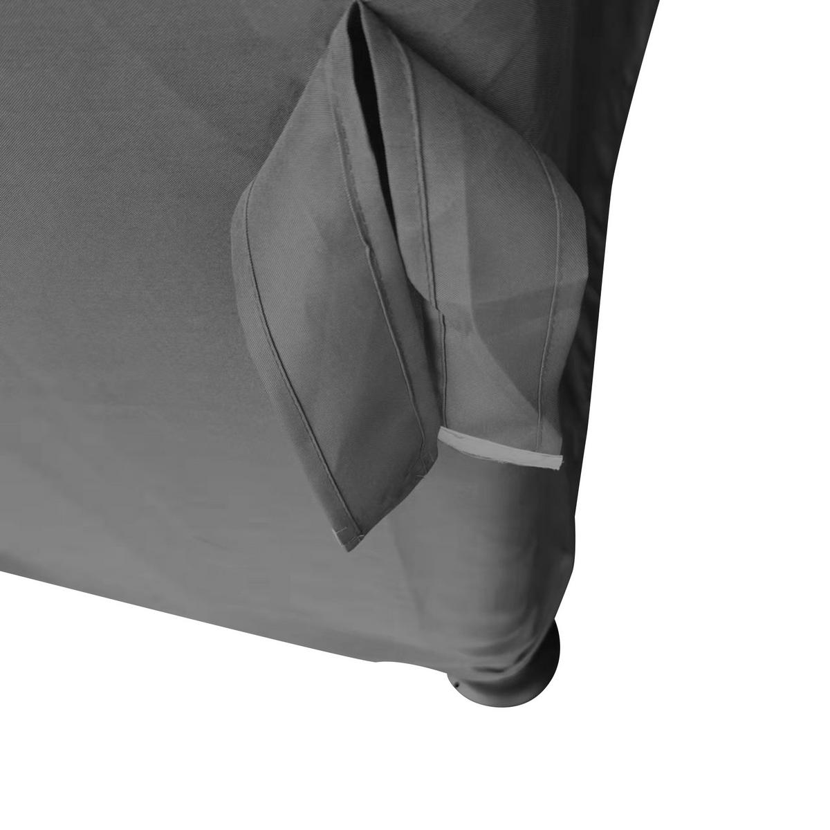 PAVILLON, Dunkelgrau, Aluminium, Metall, Polyester - Dunkelgrau, Metall (296/2.7/296cm) - Outsunny