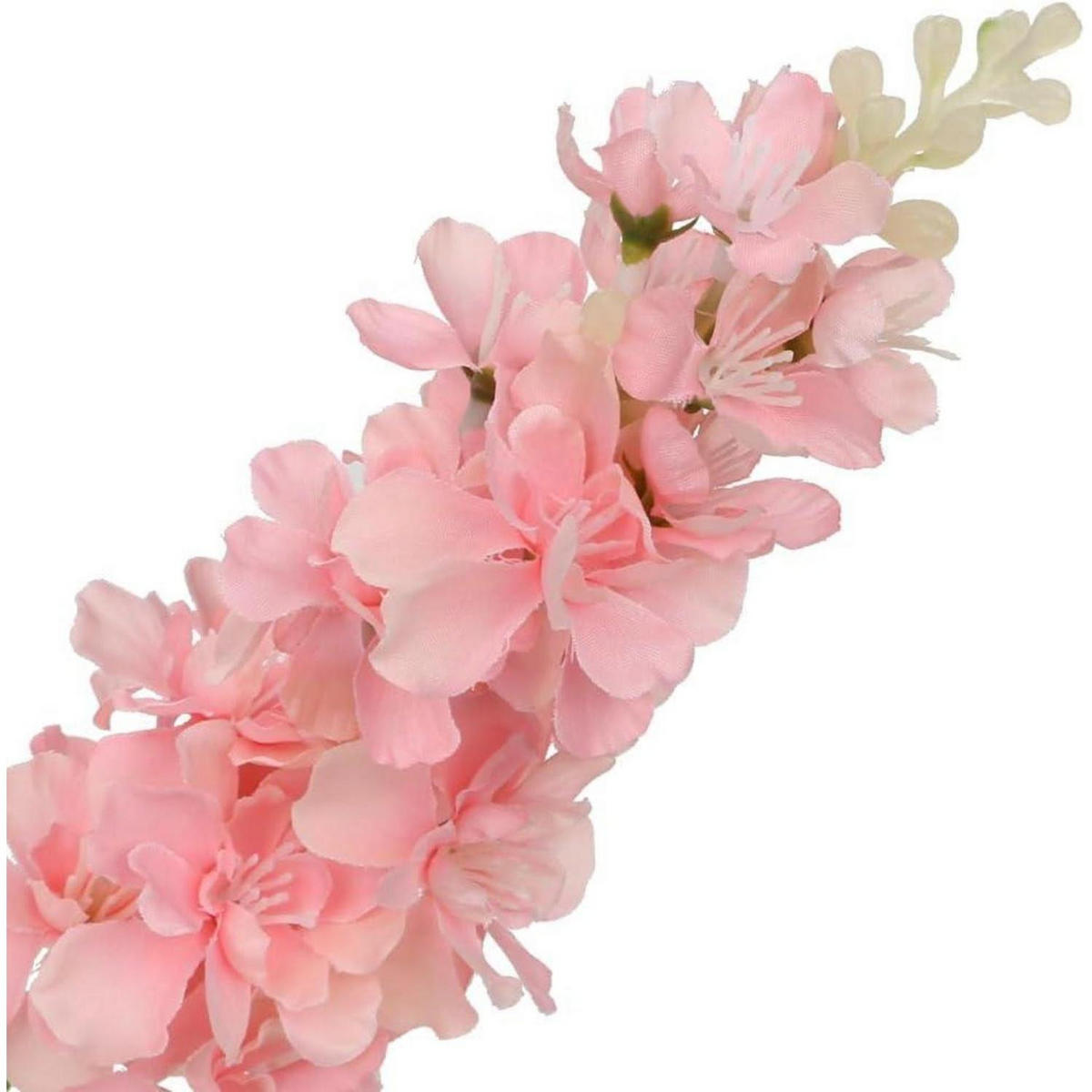 KUNSTBLUMEN Rittersporn 6er-Set Rosa 45 cm - Rosa, Textil (30cm)