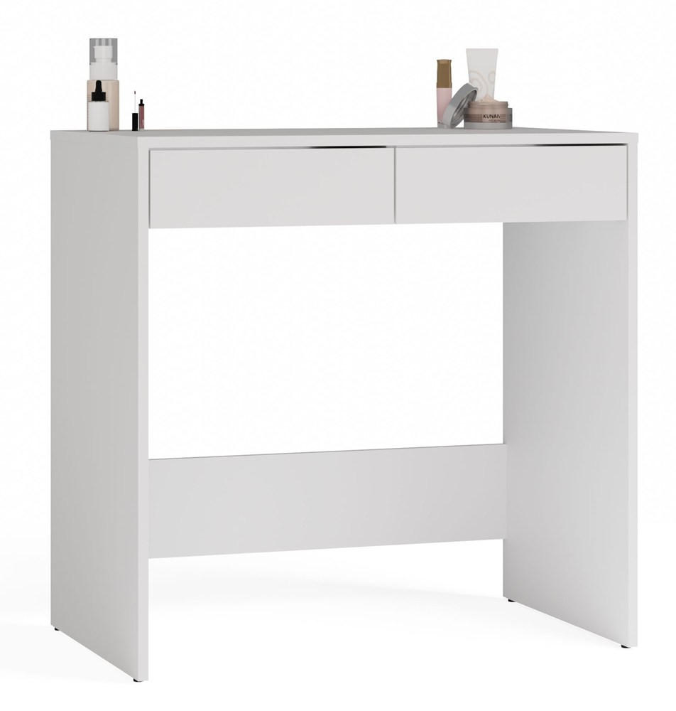 SCHREIBTISCH Weiß 81/80/50 - Weiß, Holzwerkstoff (50/81/80cm) - RAUMHIRSCH FURNITURE