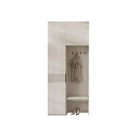 GARDEROBE-SET Soreno I - Beige, Holzwerkstoff/Kunststoff (103/237/60cm) - MIRJAN24