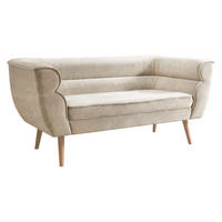 SOFA Bal 2 - Beige/Naturfarben, Holz/Textil (142/75/74cm) - MIRJAN24