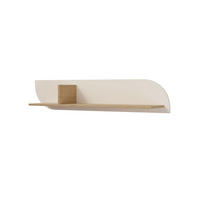 WANDREGAL CARLO 15 120/24/24 cm in Macadamia / Frühlingseiche - Kaschmir, Holzwerkstoff (120/24/24cm) - Deine Möbel 24